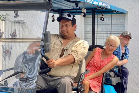 Saint Augustine: Tour d'arte all'aperto con un golf cart elettrico