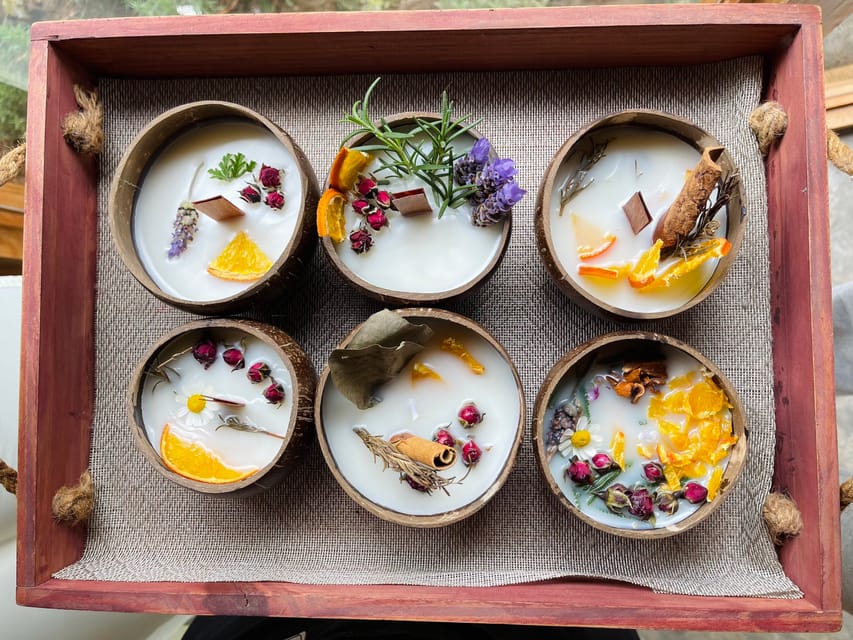 Scented candle at Twin Beans Farm Da Lat suburb GetYourGuide