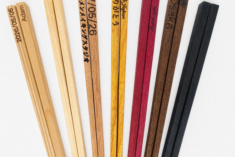Osaka Castle Area Chopstick-Making Workshop with Souvenir