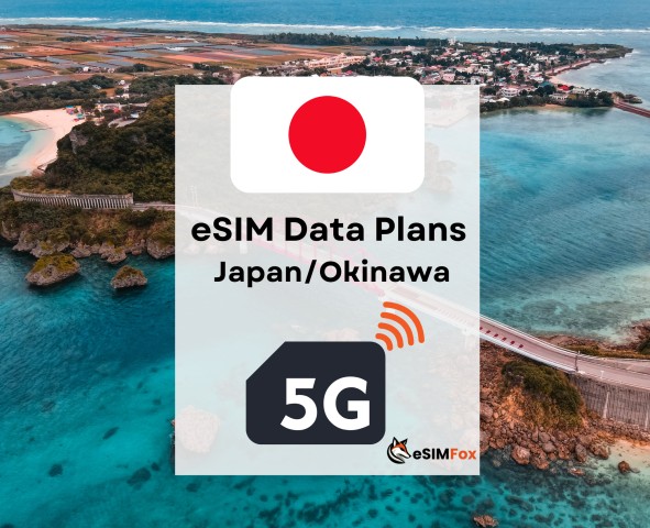 Visit Okinawa eSIM Internet Data Plan for Japan high-speed 4G/5G in Naha, Okinawa, Japan