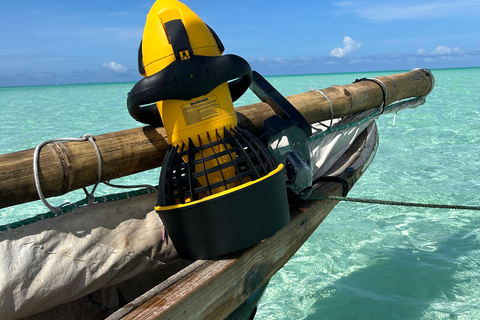 Pungume Island: Snorkeling by Sea Scooter Pungume Island: Snorkeling on a Sea Scooter