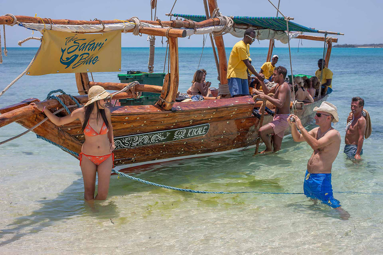 Safari Blue Tour Zanzibar – cały dzień z lunchem z owocami morza w formie bufetu