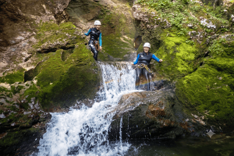 Bled: Canyoning & Kayaking Combo with Free Photos & Videos