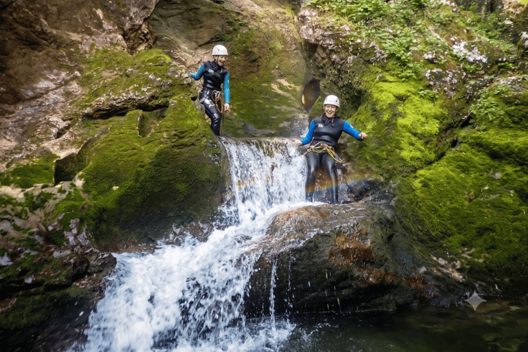 Bled: Canyoning & Kayaking Combo with Free Photos & Videos