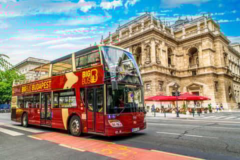 Budapest hop-on hop-off sightseeing bus and Danube river cruise