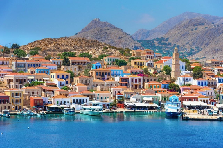Rhodes: Cruise to Chalki Island, Alimia Bay & Dolphin Spot Rhodes: Cruise to Chalki Island & Alimia Bay & Dolphins Spot