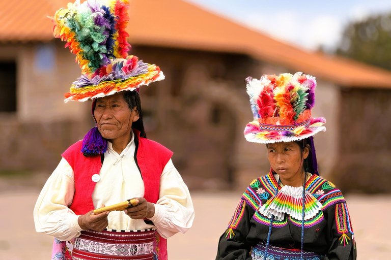 From Puno: Lake Titicaca 2-Day Tour with Homestay From Puno: 2-Day Guided Tour with Fixed Pickup Point