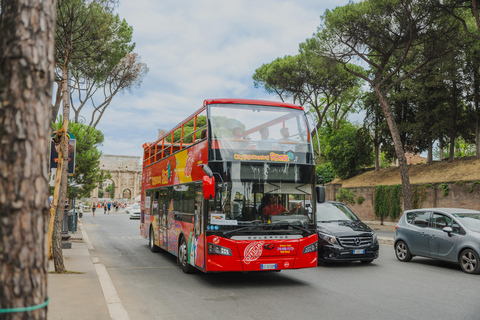 From Civitavecchia: Hop-On Hop-Off Rome Tour & Bus Transfer Rome Transfer Only by bus from Civitavecchia in Italian