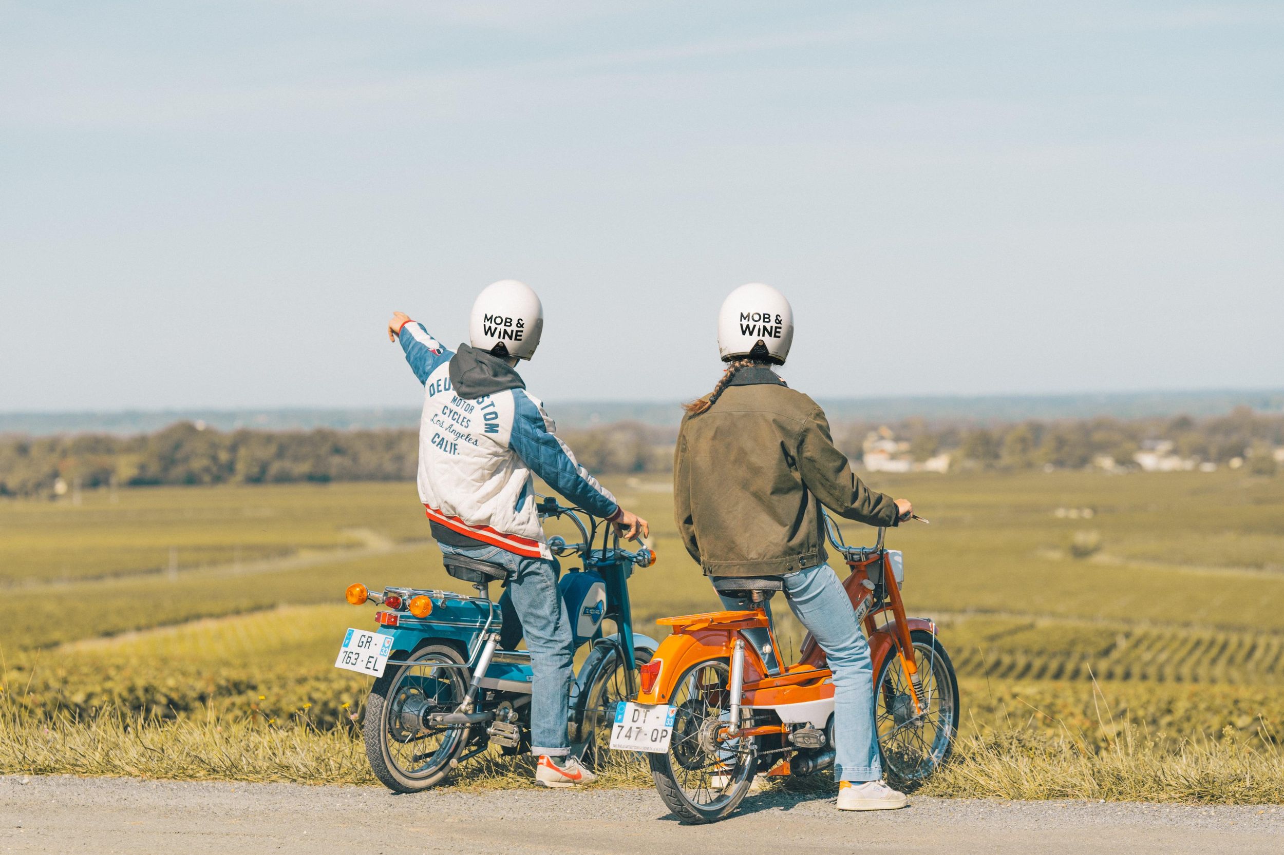 Saint-Emilion: Ausflüge und Besichtigungen mit Vintage-Mopeds