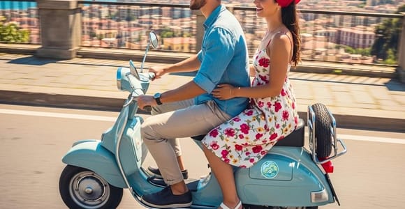 Tolle Audioguide-Tour durch Neapel mit Vespa und Fahrer