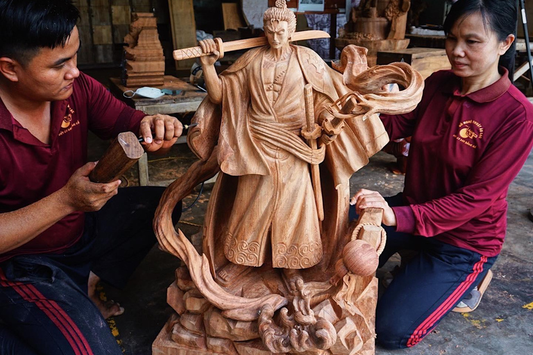 Hoi An : 3 heures de cours de sculpture sur bois avec un artiste local