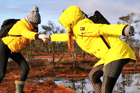 Vanuit Riga: Moerasschoenwandeltocht in Cenas of Ķemeri Bog