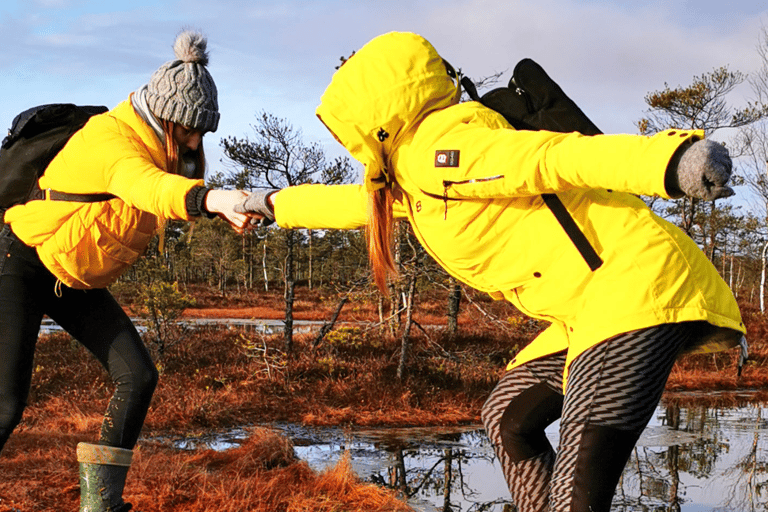 From Riga: Bog-Shoe Hiking Tour at Cenas or Ķemeri Bog