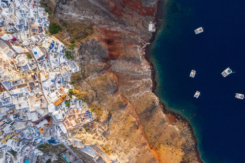 Experience Santorini Sunset by Helicopter