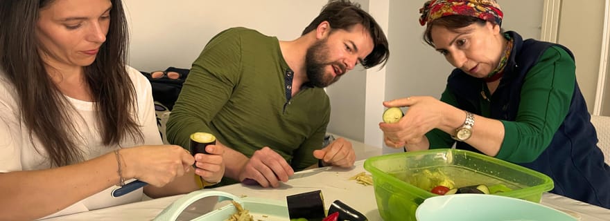 Gaziantep : cours de cuisine traditionnelle avec des habitants