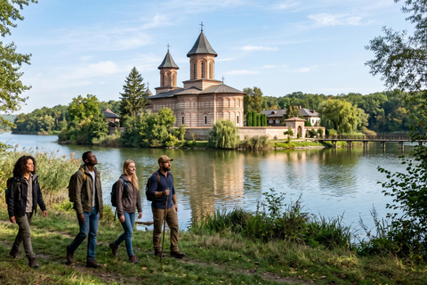 From Bucharest : Salt Mine & Dracula's Tomb Island Tour COACH TOUR Audio guide in 24 languages