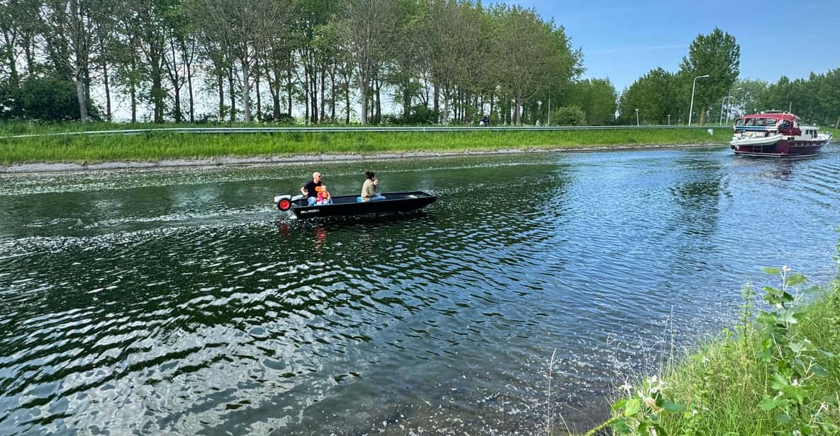 Impressie van Zelf begeleide elektrische boot huren