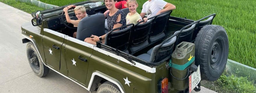 Ninh Binh en Jeep : sortie en bateau à Trang An, Bich Dong, grotte de Mua