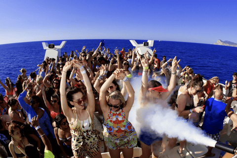 Ibiza: Sunset Boat Party, Open Bar, and VIP Club Entry