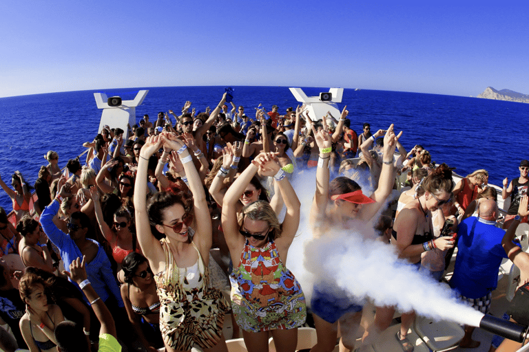 Ibiza: Sunset Boat Party, Open Bar, and VIP Club Entry