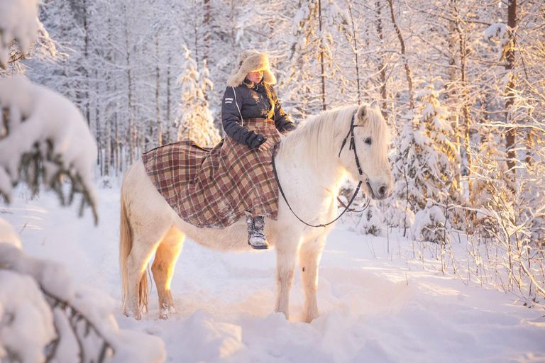 Rovaniemi: Horseback Ride & Lappish Lunch at Ranch