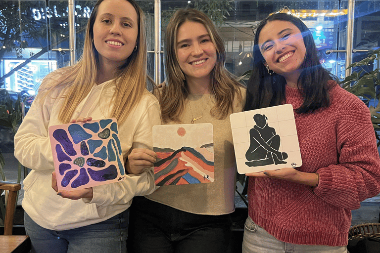 Bogotá: Painting Workshop with Welcome Drink
