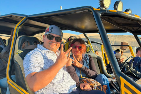 Paracas, Ballestas Islands, and Huacachina with Buggies and Sandboarding Paracas, Ballestas, and Huacachina: Dune Buggy, Sandboarding + Pickup Included