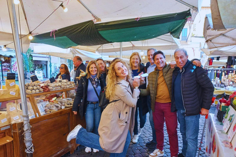 Rome: Food tasting tour in Trastevere Food tasting tour in English