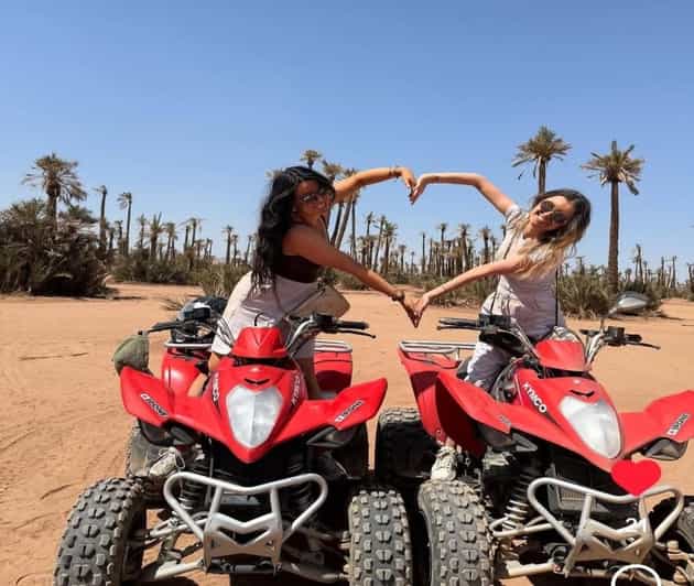 Marrakech : aventure en quad dans la Palmeraie et thé marocain - quad