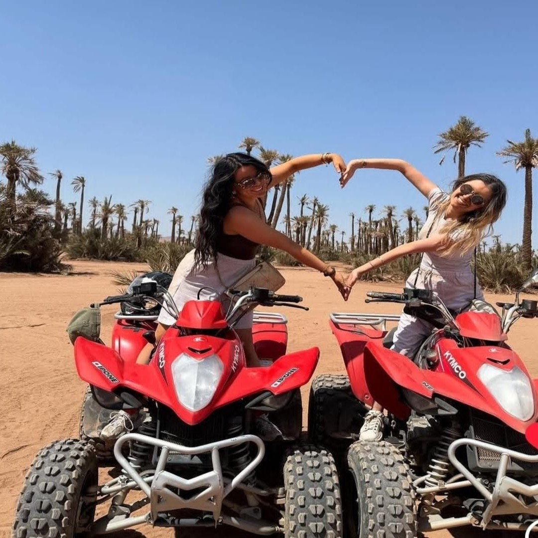 Marrakech : aventure en quad dans la Palmeraie et thé marocain - quad