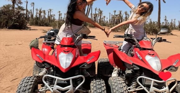 Marrakech : aventure en quad dans la Palmeraie et thé marocain