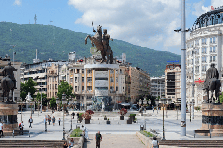 Halvdagstur Skopje centrum - Canyon Matka - Milenium cross