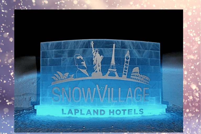 Levi: Lainio Snow Village Day Tour
