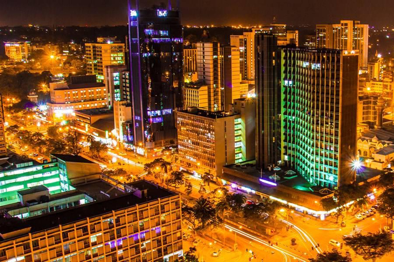 Nairobi; National park, KICC ,Giraffe Center & Town tour