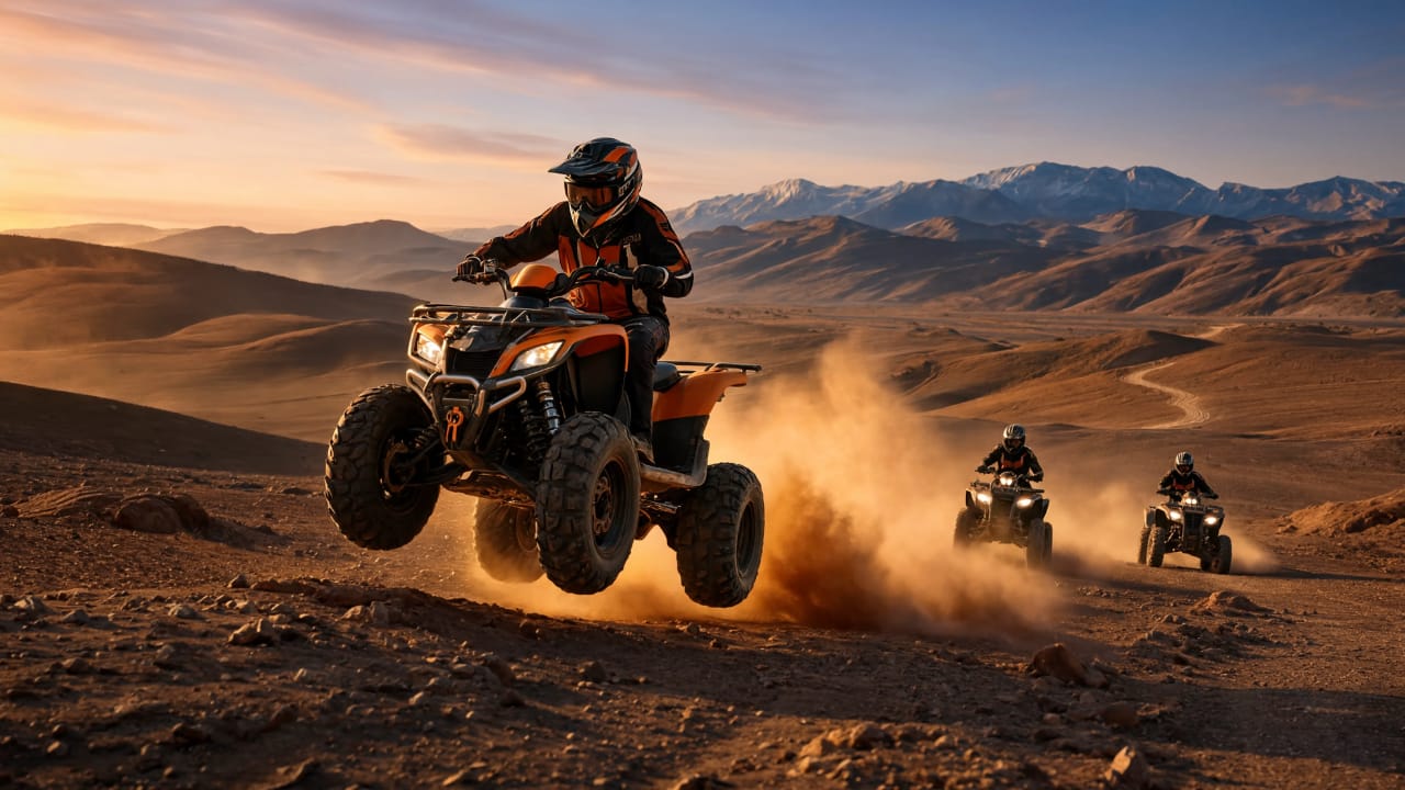 Marrakesch: Agafay-Wüstensafari, Quad, Kamel & Dinner-Show
