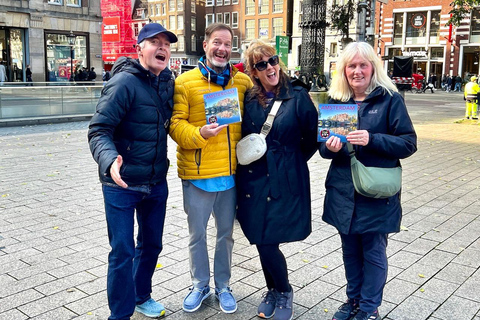 Amsterdam: Small Group Walking Tour with Fun Guide Walking Tour in Amsterdam with Enthusiastic and Fun Guide