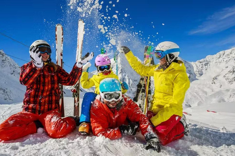 Desde Cannes o Niza: Excursión de un día a esquiar en los Alpes