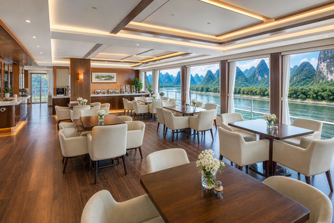 Guilin: Li River Cruise to Yangshuo | 3-5 Star Options From Yangshuo to Yangdi: Li River 3-Star Cruise