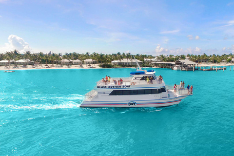 Van Miami: Key West Tour met watersportactiviteitenTour van een hele dag met een boot met glazen bodem