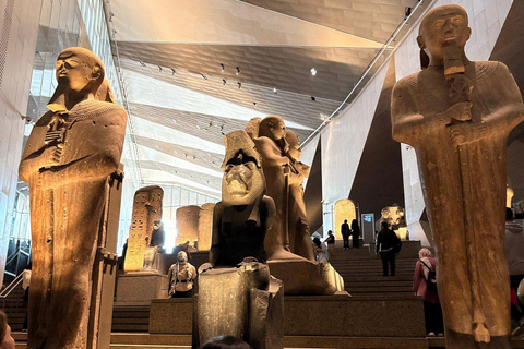 Sharm El Sheikh: Day Trip to Cairo, Pyramids, Sphinx & GEM Museum by bus Get into the Giza Pyramids, Sphinx, and old Egyptian Museum