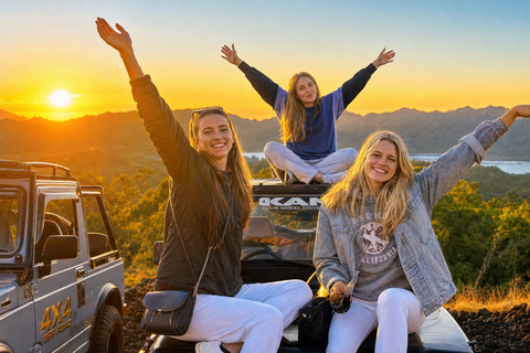 Bali: Mount Batur Sunrise Private Jeep & Natural Hot Spring Private Sunrise Jeep & Hot Spring (Meet at Jeep Basecamp)