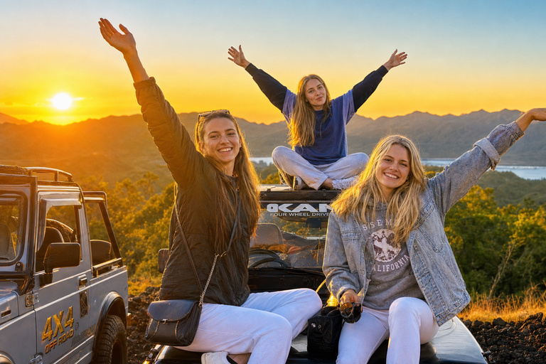 Bali: Mount Batur Sunrise Private Jeep & Natural Hot Spring Private Sunrise Jeep & Hot Spring (Meet at Jeep Basecamp)