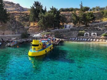 Lindos: 3Hour Hippo Submarine with Swim Stop at Navarone Bay