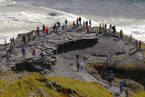 Private Golden Circle with Snowmobile Ride from Reykjavik