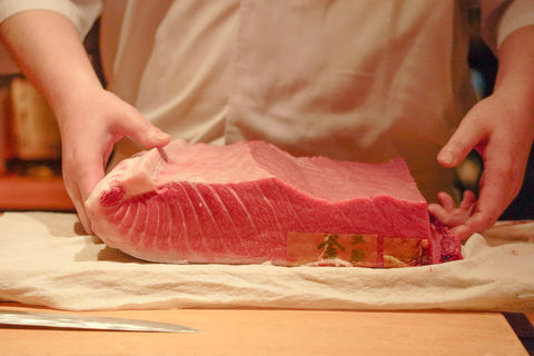 Hochwertiges Sushi &amp; Tempura-Essen in Ginza