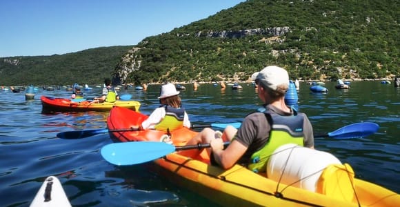 Von Poreč aus: Tagesausflug in die Lim-Bucht mit dem Kajak