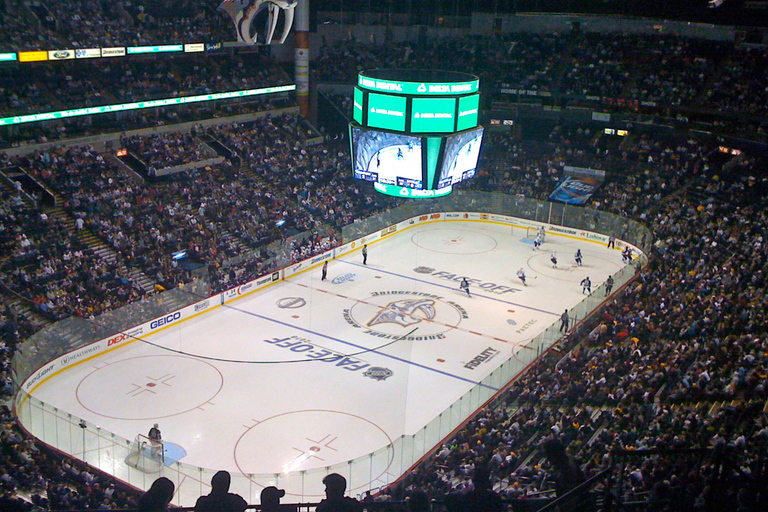 Nashville: Nashville Predators Ice Hockey Game Ticket Lower Sideline