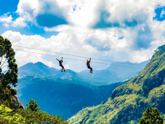 Zip Lining in Ella