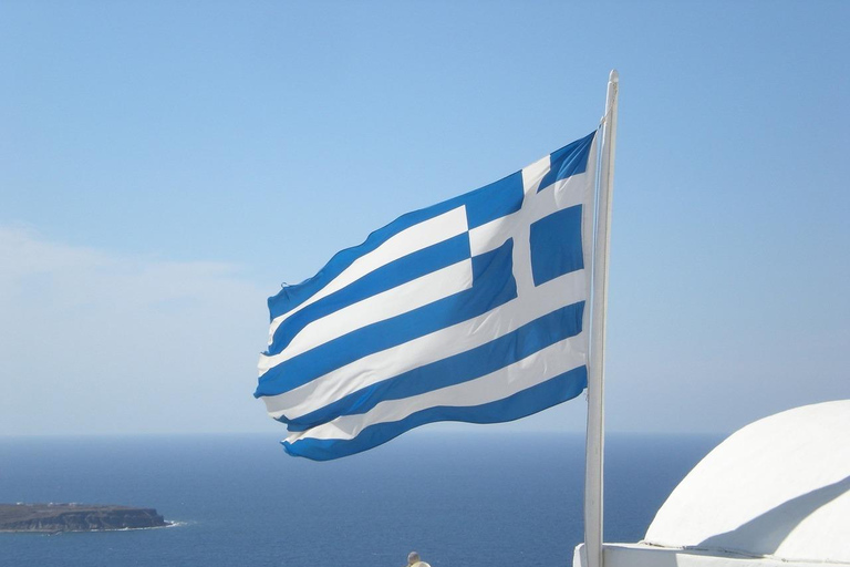 Depuis la Crète : Visite guidée d'une journée à SantorinSantorin : Croisière d'une journée et visite guidée - Port d'Héraklion