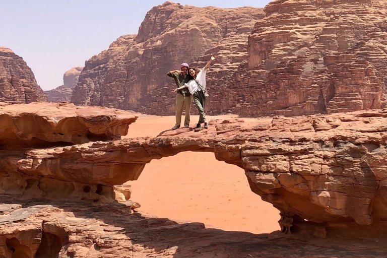2 hours morning&sunset Jeep Tour Wadi Rum Desert Highlights 2 hour tour + Sunset viewpoint